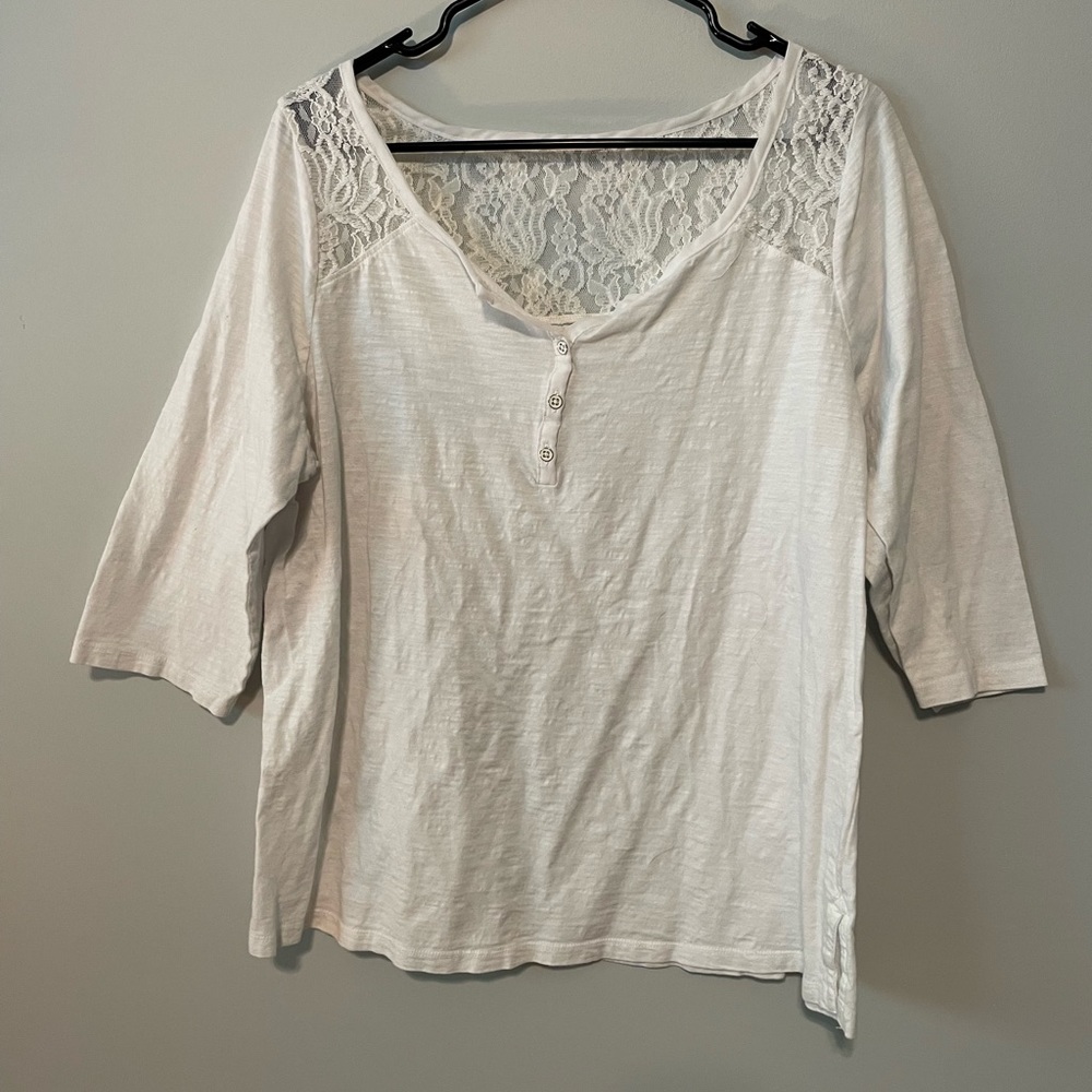 White lacey blouse